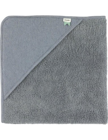 Hooded towel - Grain Blue
