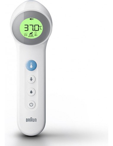 BRAUN - Voorhoofdthermometer met age precision BNT400WE