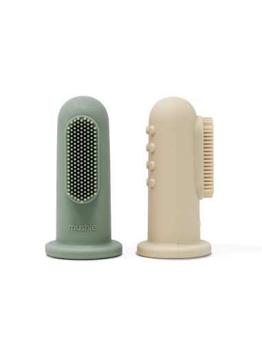 MUSHIE - Toothbrush - Shifting sand+Cambridge blue