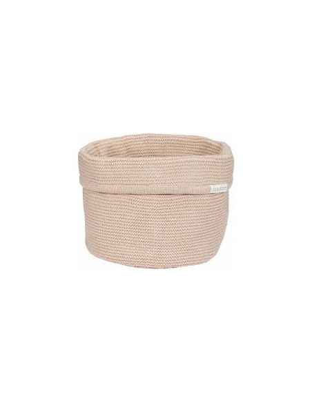 Gebreid commodemandje rond Beige