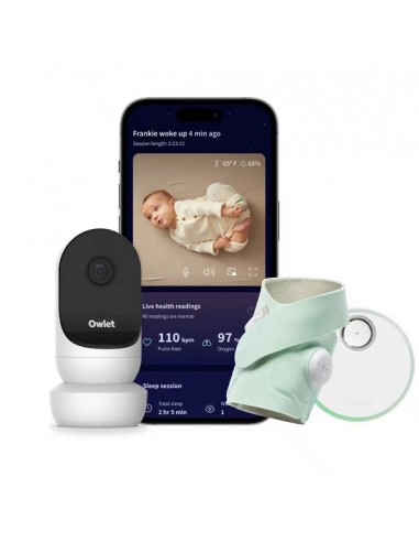 Owlet Dream Sock & Cam 2 Bundel - Mint