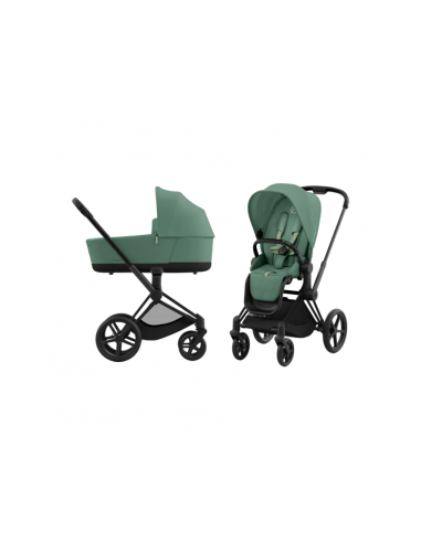 Cybex Priam Mat black frame - Leaf Green