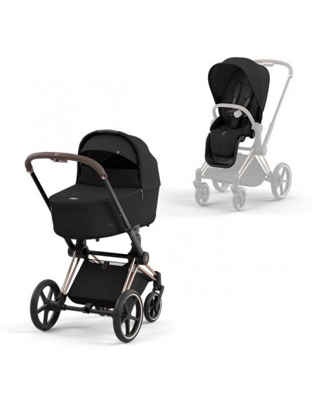 Cybex Priam Rosé frame - Sepia Black