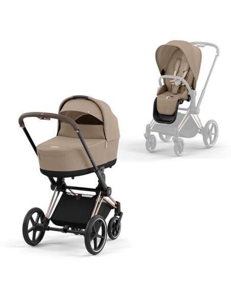 Cybex Priam Rosé frame - Cosy Beige
