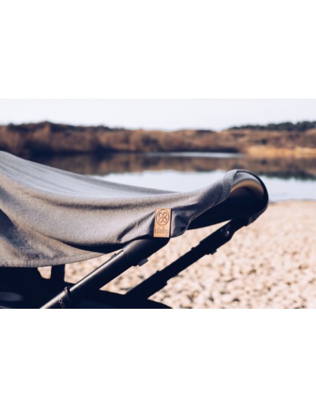 Cloby - Beschermdoek UPF 50+ grijs 75x93cm