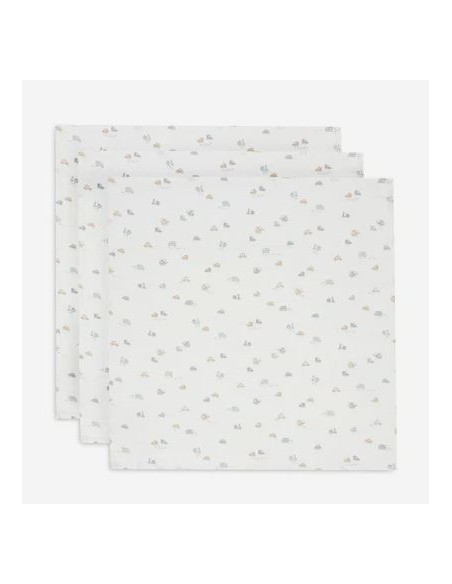 Hydrofiele Doek Small 70x70cm - On The Go - 3 Stuks