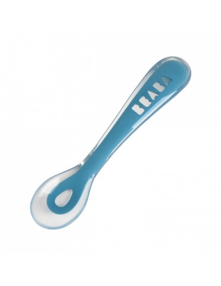 Siliconenlepel 2de leeftijd - windy blue