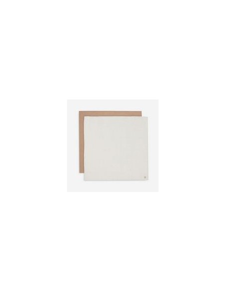 Hydrofiele Doek Large 115x115cm - Biscuit/Ivory - 2 Stuks