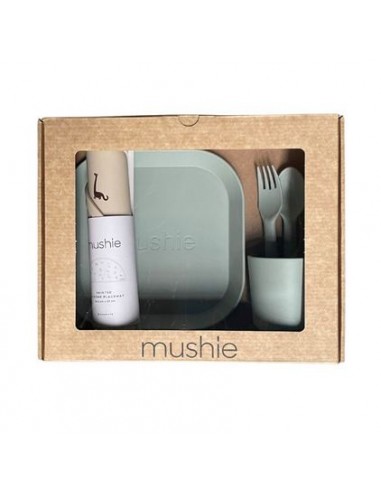 Mushie Giftbox - Dinnerware round - Sage