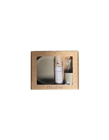 Mushie Giftbox - Dinnerware round - Vanilla