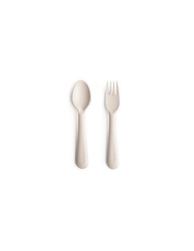 MUSHIE - Fork & spoon - Ivory