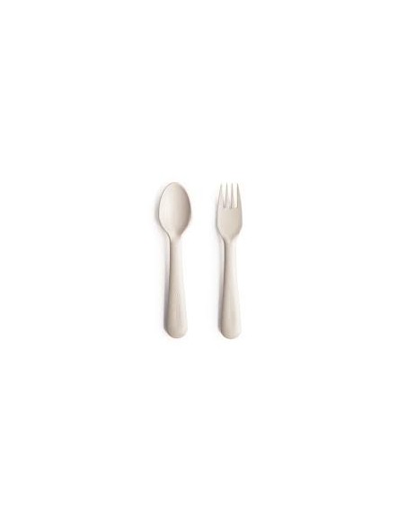MUSHIE - Fork & spoon - Ivory