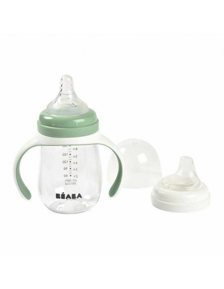 Beaba Evolutieve 2-in-1 meegroeifles 210ml - groen