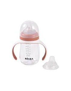 Beaba Evolutieve 2-in-1 meegroeifles 210ml - terracotta