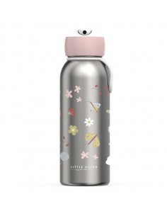Mepal isotherme drinkfles Flip-Up 350 ml - Flowers en butterflies