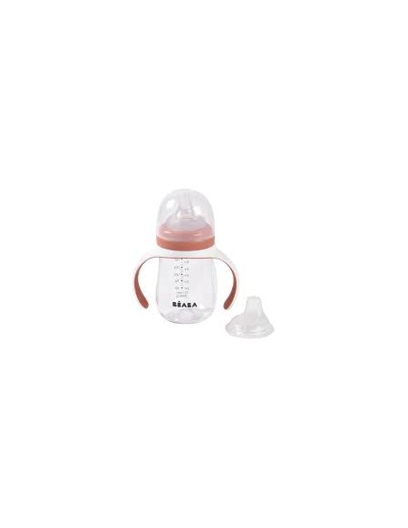 Beaba Evolutieve 2-in-1 meegroeifles 300ml- Terracotta