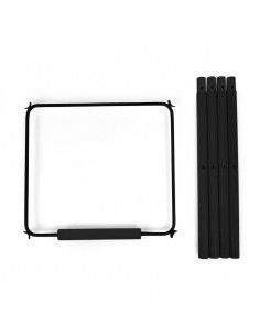 Evolu extra set lange poten + Voetsteun - Zwart