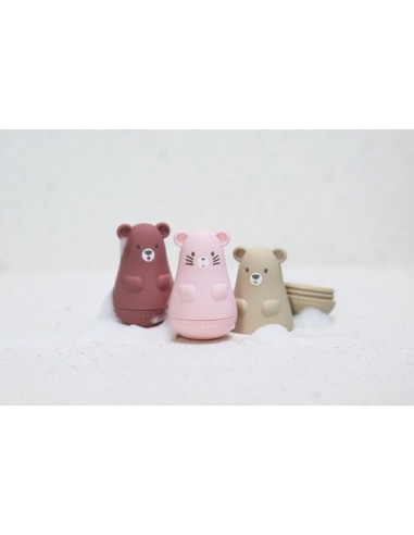 Nattou Badset bessenroze / lichtroze / zandkleur