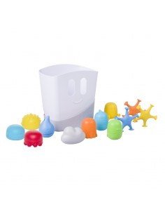 Bad gift set, afdruipbak grijs incl. badspeeltjes