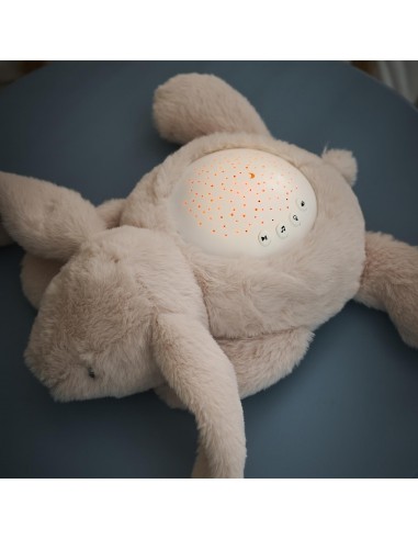 Nattou - Nachtlamp projector konijn beige