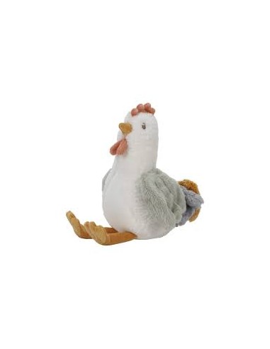 Little dutch -  Knuffel kip 17cm Little Farm