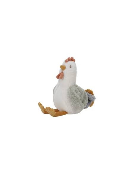 Little dutch -  Knuffel kip 17cm Little Farm
