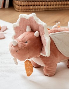 Noukie's  Activiteitenknuffel Popsie uit Veloudoux® en mousselinekatoe