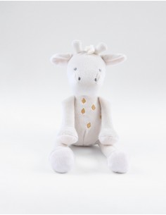 Noukie's  Knuffel small Gigi uit Veloudoux®, greige/oker