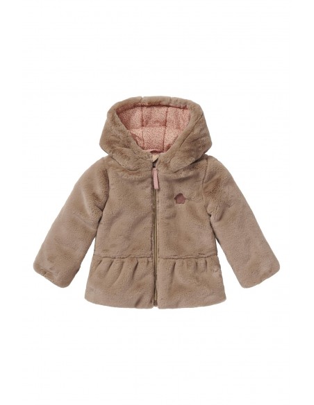 Noppies jas meisjes taupe