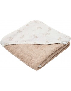 Badcape hydrofiel Baby Bunny - 75x75 cm