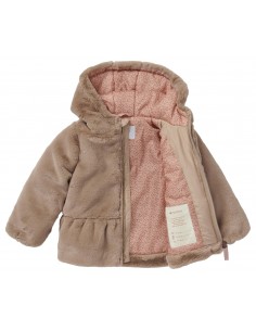 Noppies jas meisjes taupe 2