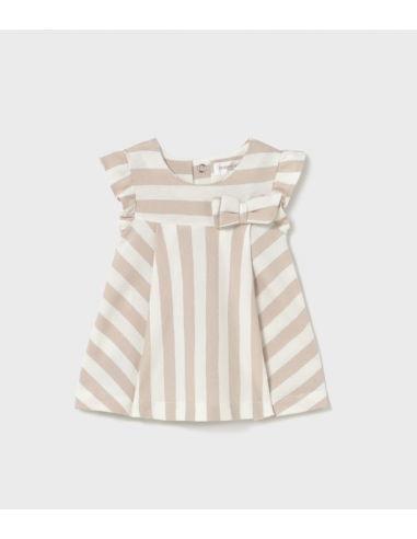 Mayoral kleedje beige wit