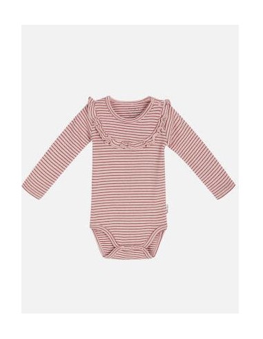 Hust en Claire - romper Britta roze gestreept