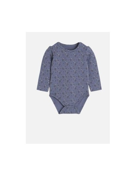 Hust en Claire - Romper Benna blauw bloemen