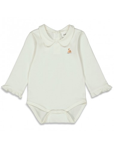 Feetje romper wit 'dotty'