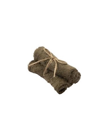 Set van 3 washandjes - Jungle Green