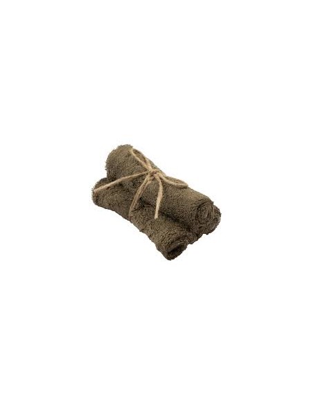 Set van 3 washandjes - Jungle Green