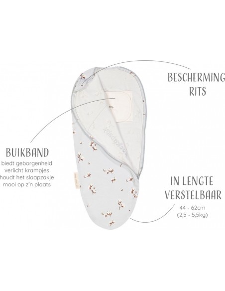 Puckababy Puckababy The Original - Piep 0/3 M - Cotton Flower