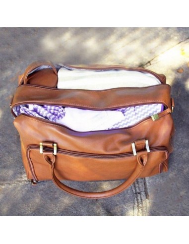 Isoki Double Zip Satchel redwood