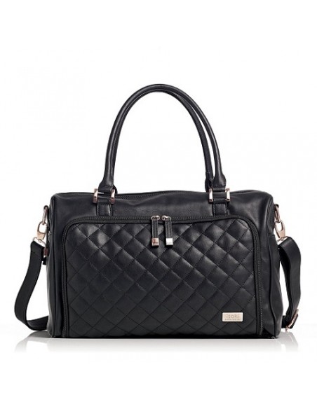 Isoki Double Zip quilted black quilted