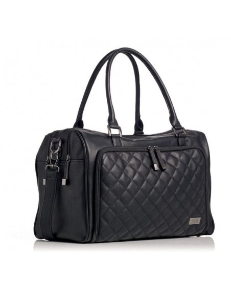 Isoki Double Zip quilted black quilted
