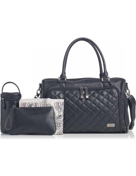 Isoki Double Zip quilted black quilted
