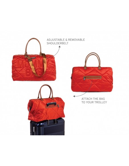 Mommy bag verzorginstas - Puffered Red