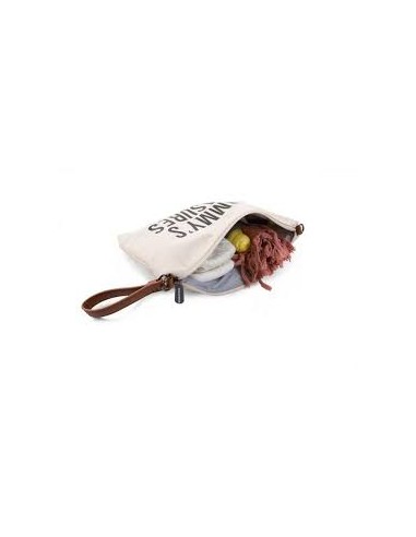 Mommy clutch ecru/zwart