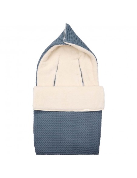 Koeka -Voetenzak 0+ 3/5 Punts Wafel/teddy Bluestone