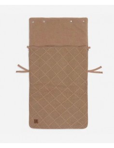 Jollein - Voetenzak groep 0+ 3/5 punts Check Knit - Biscuit