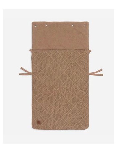 Jollein - Voetenzak groep 0+ 3/5 punts Check Knit - Biscuit