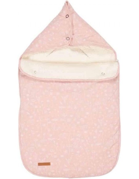 voetenzak autostoeltje 0+ wild flowers pink