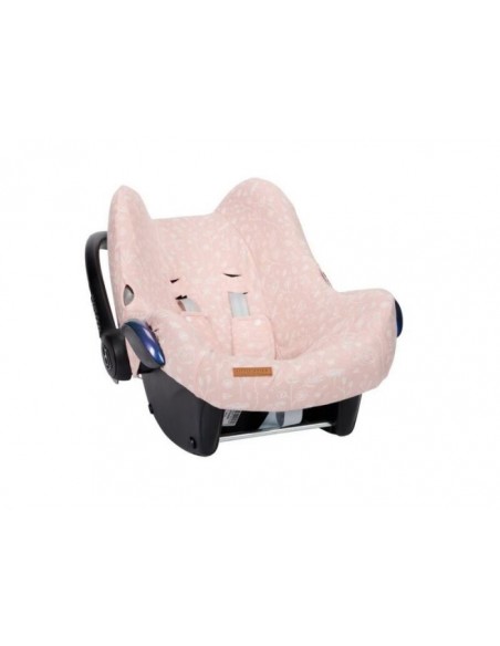 Hoes autostoeltje 0+ wild flowers pink