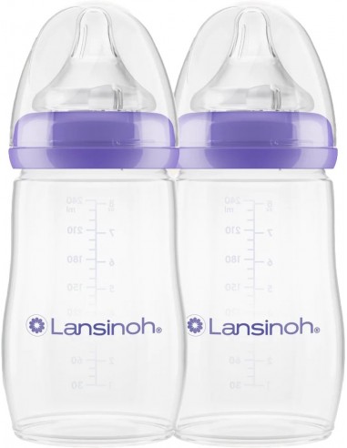 Lansinoh - 2 Drinkflessen & NaturalWave® spenen 240ml
